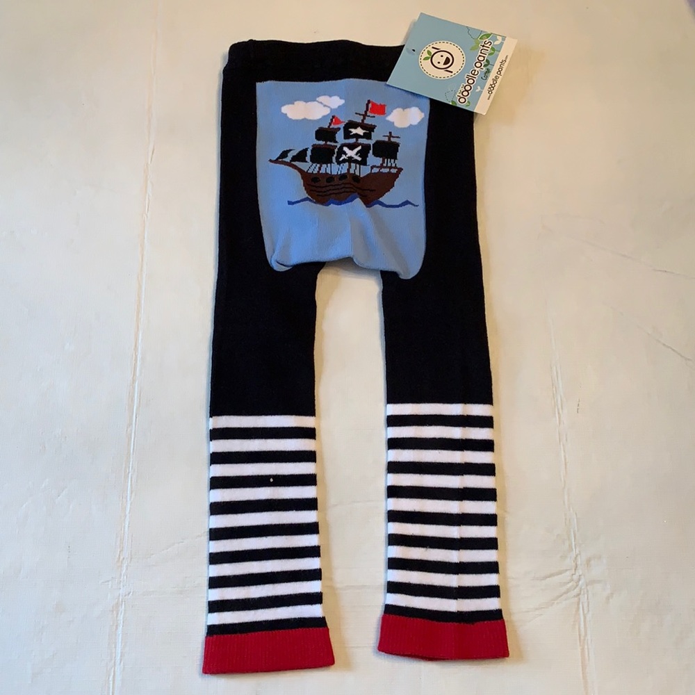 Pirate 🏴‍☠️ Doodle Pants. NWT. Size 12-18months
